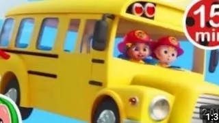 Thumbnail: "🚍✨ Sing Along! The Wheel on the Animal Bus - Fun Nursery Rhymes for Kids! 🐾🎶"