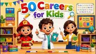 Thumbnail: 50 Careers for Kids | Learn About Jobs and Occupations | Preschool Learning for Toddlers