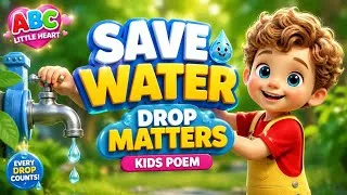 Thumbnail: 💧 Save Water Song for Kids 💙 | Every Drop Matters! 🌍 | Fun & Catchy Nursery Rhyme