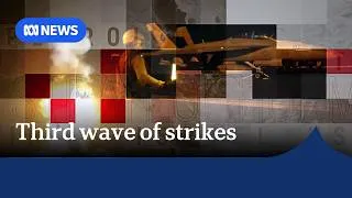 Thumbnail: US strikes for third time in a week after Iran closes Strait of Hormuz | ABC NEWS