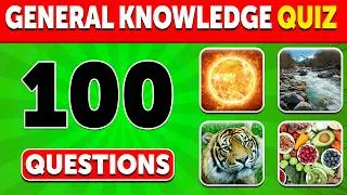 Thumbnail: 🧠 Ultimate General Knowledge Quiz | 100 Questions Everyone Should Know!