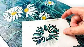 Thumbnail: MUST WATCH! - Making Art Using HOME-MADE Stencils (Paper Technique) | AB