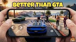 Thumbnail: Top 10 Best Games Like GTA 5 for Android & iOS 2026 (Ultra Graphics)