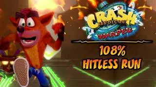 Thumbnail: (WORLD'S FIRST) Crash 3 N.Sane Trilogy - 108% Hitless Run (3:05:09) ✅