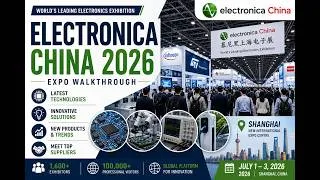Thumbnail: Electronica China Shanghai 2026 | Electronics Suppliers, Innovations & Full Expo Walkthrough +Names