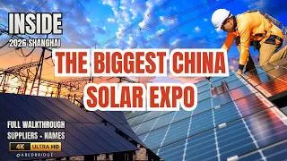 Thumbnail: The Biggest Solar Panel Expo Highlight China 2026 | Full walkthrough Include Names and Suppliers