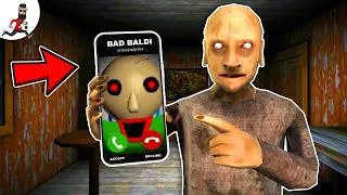 Thumbnail: Baldi call Grandpa | Funny Horror Gameplay