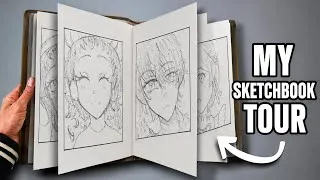Thumbnail: My Sketchbook tour!!🤯 #art