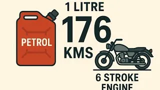 Thumbnail:  6 strokes engine 2 wheeler vehicle 176 kms mileage. India's power