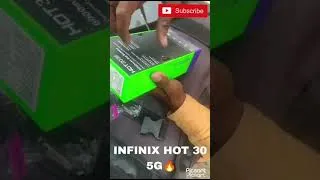 Thumbnail: INFINIX HOT 30 5G🔥Raw Unboxing 🤘😎#infinix #review #like #subscribe #unboxing #viral #video #youtube