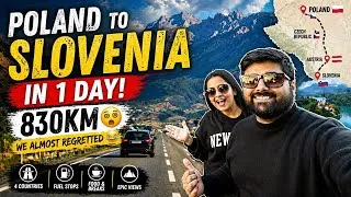 Thumbnail: Poland to Slovenia in 1 Day: 830KM Road Trip We Almost Regretted 😅 | Slovenia Road Trip