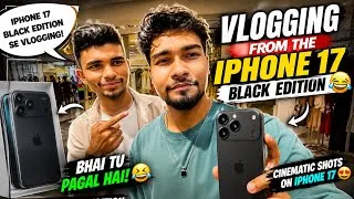 Thumbnail:     Vlogging From The iPhone 17 Black Edition 😂 (Bakchodi Unlimited)