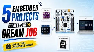 Thumbnail: 5 embedded projects with STM32 to get embedded Engineer Job in 2026