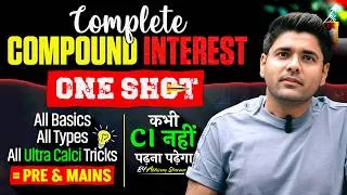Thumbnail: Complete Compound Interest in One Shot | Basics to Advance | CI Maths Tricks By Abhinay Sharma