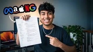 Thumbnail: The Resume That Got Me Into FAANG (Just Copy Me)