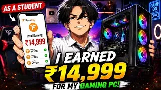 Thumbnail: I Earned ₹14,999 as a Student… For My Gaming PC! 😱|| Solo Tournament Free Fire 🔥