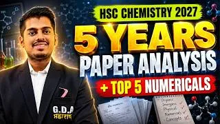 Thumbnail: 5 Years PYQ Analysis + Top 5 Numericals HSC Chemistry 2027: By ASC