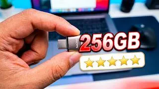 Thumbnail: Review SANDISK Extreme Fit USB Flash Drive 256 GB (Best USB-C Flash Drive in India?🇮🇳)🔥 