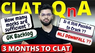 Thumbnail: CLAT 2026 in 3 Months | CLAT QnA | Abhyuday Pandey