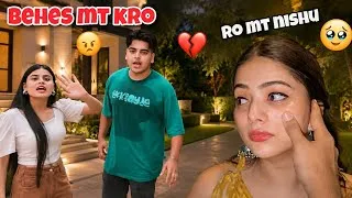 Thumbnail: Behes Mat Karo 😡 | Ro Mat Nishu 🥺 | Abid Nitisha Vlog | Family Vlog 