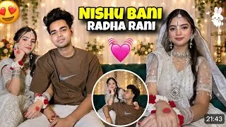 Thumbnail: Nishu Bani Radha Rani 😍❤️ | Nishu & Abid Special Vlog | Abid Nitisha Vlog 
