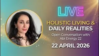 Thumbnail: Holistic Living & Daily Realities: Open Conversation with Juan Abi (April 22, 2026) LIVE