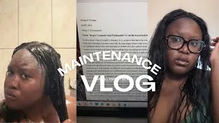 Thumbnail: Maintenance Routine| Self-Care, How To Be Productive When It Is Hard To