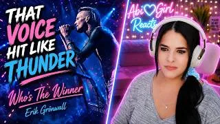 Thumbnail: Erik Grönwall Who’s The Winner Reaction 💥 Those Vocals Hit Like a Freight Train