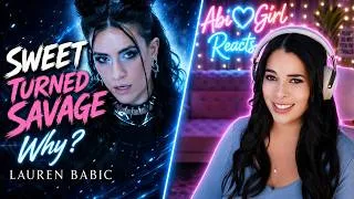 Thumbnail: Lauren Babic Why? Reaction 😈 Sweet Vocals Suddenly Turn SAVAGE