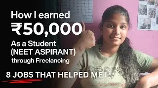 Thumbnail: How I earn as a student through freelancing #studentearnings #parttime 