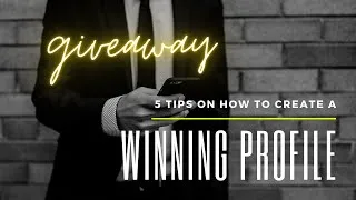 Thumbnail: 5 Tips in Creating a Winning Profile #freelancing #freelanceprofile #howtocreateaprofile #upwork