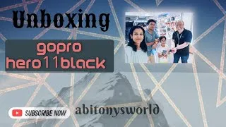 Thumbnail: Unboxing GoProHERO11Black | Dream come true | ABITONYSWORLD