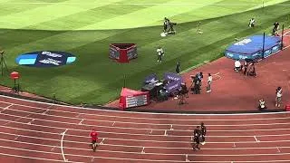 Thumbnail: Kayinsola Ajayi beats Seville with 9.84 NR in Men's 100m London Diamond League 2026 (stand view)