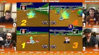 Thumbnail: Mario Kart 64 Tournament - Summer Kart 2026 - Group Stage 1-3