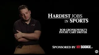 Thumbnail: Rob Gronkowski's Injury Cart Driver | Hardest Jobs In Sports (Presented by MyBookie)