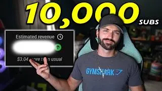 Thumbnail: HOW MUCH MONEY I MAKE ON YOUTUBE WITH 10,000 SUBSCRIBERS