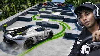 Thumbnail: 10 Supercars vs Impossible Turning Radius Test! 😱 No Reverse, No Escape! | BeamNG.drive