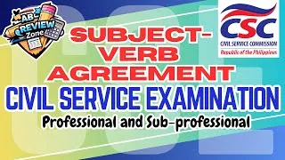 Thumbnail: Civil Service Reviewer 2026 Professional / Sub-professional - Verbal Ability Subject-Verb Agreement