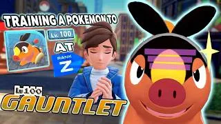 Thumbnail: 752 - Training a Pokemon to Lv. 100 at the LOWEST Rank Z!!! (Level 100 Gauntlet)