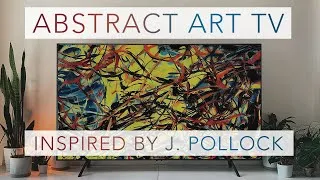 Thumbnail: ART SCREENSAVER FOR TV INSPIRED BY POLLOCK | Abstract Art for your TV | 4K HDR Paintings