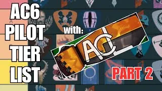 Thumbnail: AC6 Pilot Tier List  w/ Armored Core Lore! (Pt. 2)