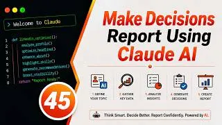 Thumbnail: Day45/60: How to Make Better Decisions Using Claude AI | Claude AI Coding Challenge