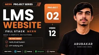 Thumbnail: Full Stack LMS Website | Verify Email Page Complete | Project 02 Video 12