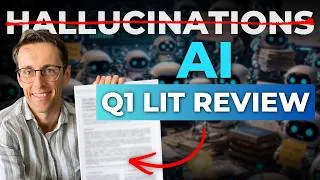 Thumbnail: 3 Unbelievable AI Tools to Automate Your Literature Review (Ethically)