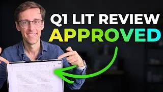 Thumbnail: How to Write an Exceptional Literature Review for a Q1 Journal (FULL GUIDE)