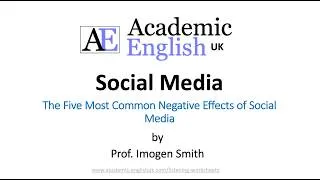 Thumbnail: Social Media Lecture: The Five Most Common Negative Effects of Social Media