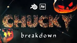 Thumbnail: breaking down the chucky title screen – blender & after effects tutorial