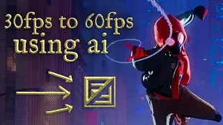 Thumbnail: using ai to interpolate 30fps to 60fps – flowframes tutorial