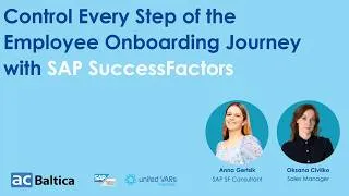 Thumbnail: Control Every Step of the Employee Onboarding Journey with SAP SuccessFactors