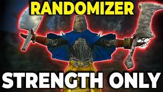 Thumbnail: Dark Souls Randomizer, But I Can Only LEVEL STRENGTH!